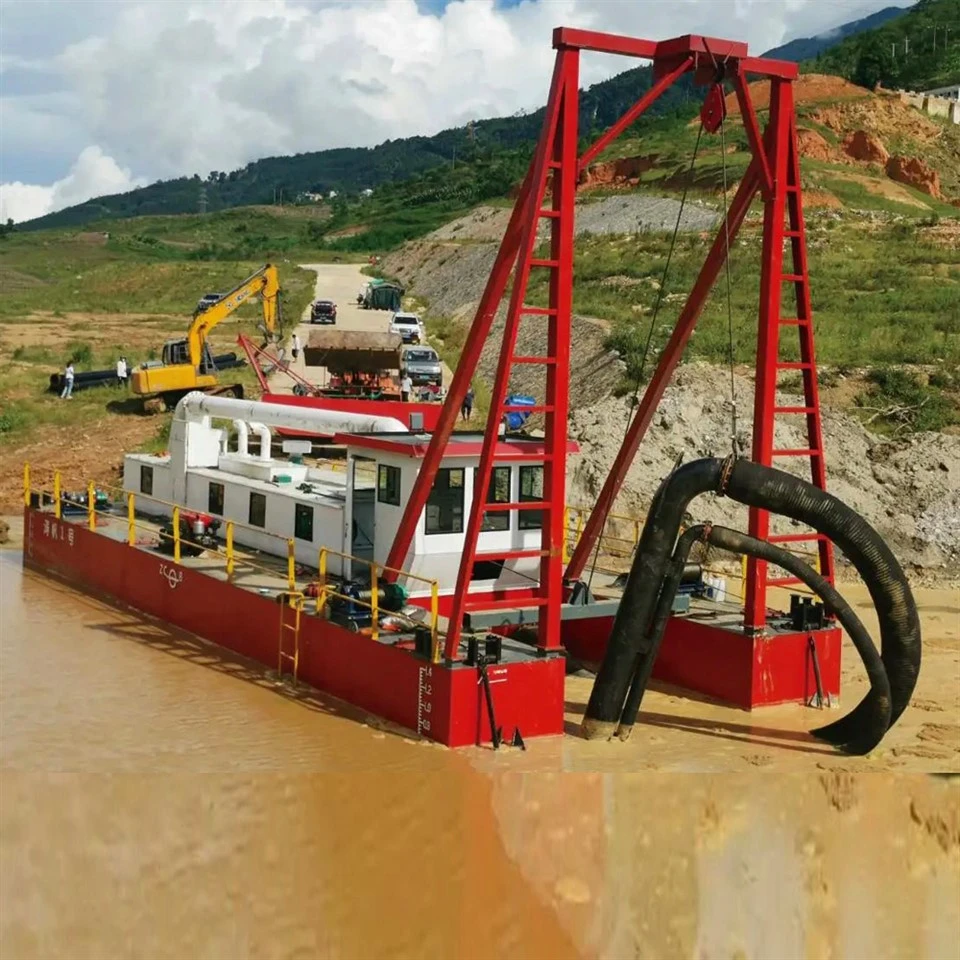 Draga de succió de raigs per netejar estanys